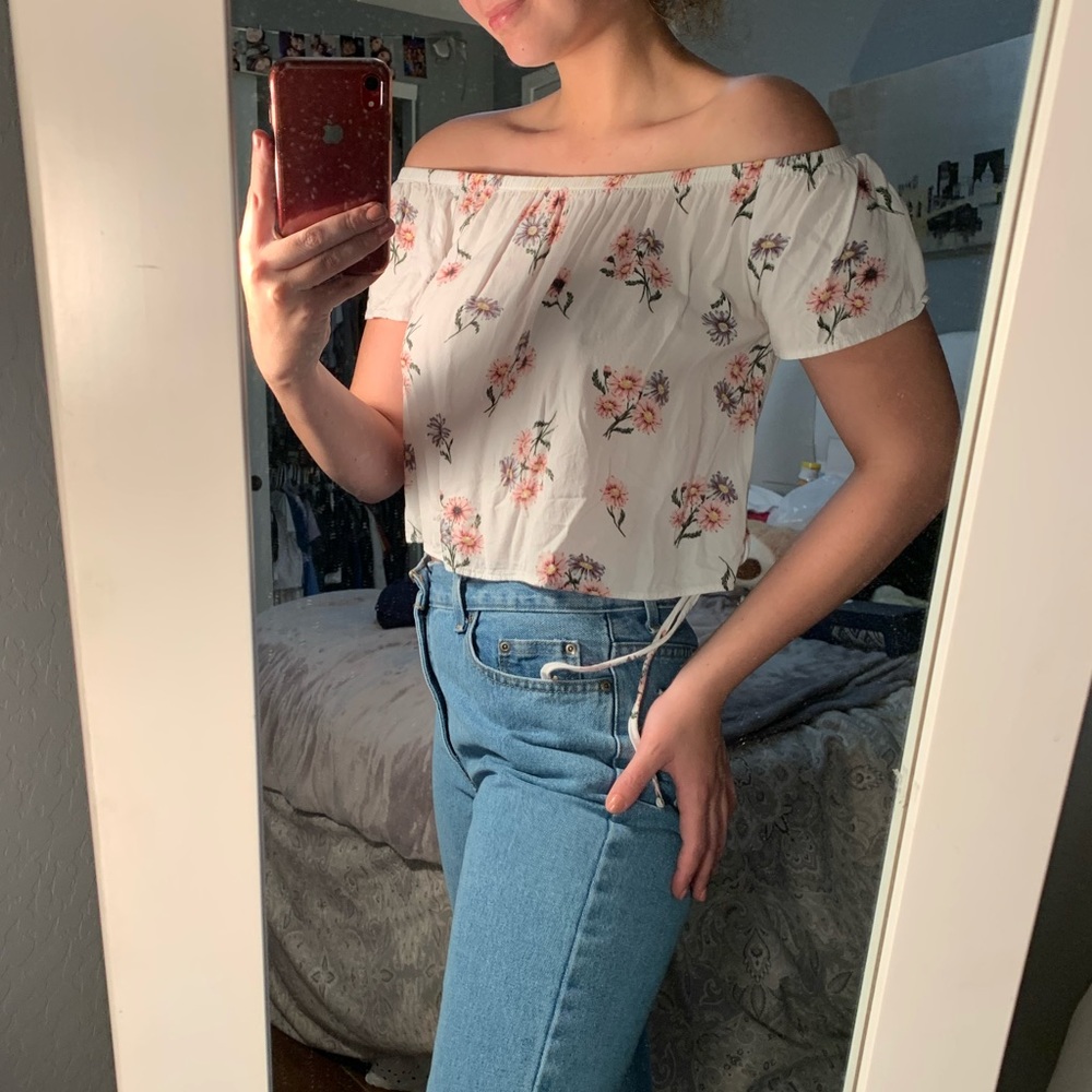 H&M Off the Shoulder Shirt